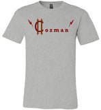 Classic Coz Men Tee (Red and Brown) - Cozman Apparel