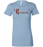 Classic Coz Woman Tee (Red and Brown) - Cozman Apparel