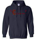 Classic Coz Hoodie (Red and Brown) - Cozman Apparel