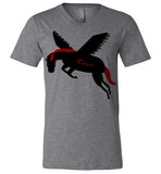 Cozman Dreamin Men V-Neck (Red and Black) - Cozman Apparel