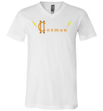 Classic Coz Men V-Neck (Peach) - Cozman Apparel