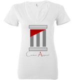 Pillars of Coz Woman V-Neck - Cozman Apparel