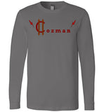 Classic Coz Long Sleeve (Red and Brown) - Cozman Apparel