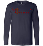 Classic Coz Long Sleeve (Red and Brown) - Cozman Apparel