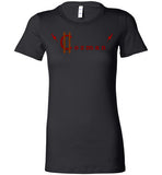 Classic Coz Woman Tee (Red and Brown) - Cozman Apparel