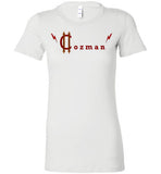 Classic Coz Woman Tee (Red and Brown) - Cozman Apparel