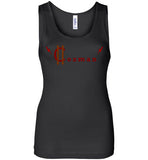 Classic Coz Woman Tank (Red and Brown) - Cozman Apparel