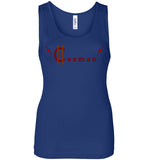 Classic Coz Woman Tank (Red and Brown) - Cozman Apparel