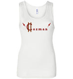 Classic Coz Woman Tank (Red and Brown) - Cozman Apparel