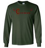 Classic Coz Long Sleeve (Red and Brown) - Cozman Apparel