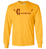 Classic Coz Long Sleeve (Red and Brown) - Cozman Apparel