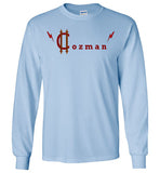 Classic Coz Long Sleeve (Red and Brown) - Cozman Apparel