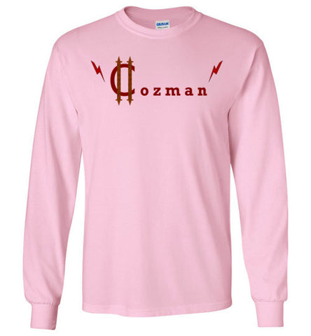 Classic Coz Long Sleeve (Red and Brown) - Cozman Apparel