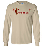 Classic Coz Long Sleeve (Red and Brown) - Cozman Apparel