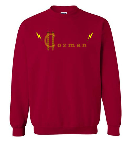 Classic Coz Crewneck Sweatshirt (Peach) - Cozman Apparel