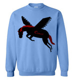 Cozman Dreamin Crewneck Sweatshirt (Red and Black) - Cozman Apparel