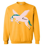 Cozman Dreamin Crewneck Sweatshirt (Pink and Blue) - Cozman Apparel