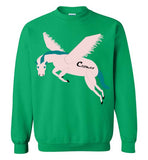 Cozman Dreamin Crewneck Sweatshirt (Pink and Blue) - Cozman Apparel