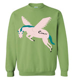 Cozman Dreamin Crewneck Sweatshirt (Pink and Blue) - Cozman Apparel