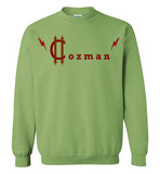 Classic Coz Crewneck Sweatshirt (Red and Brown) - Cozman Apparel