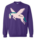 Cozman Dreamin Crewneck Sweatshirt (Pink and Blue) - Cozman Apparel