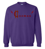 Classic Coz Crewneck Sweatshirt (Red and Brown) - Cozman Apparel