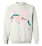 Cozman Dreamin Crewneck Sweatshirt (Pink and Blue) - Cozman Apparel