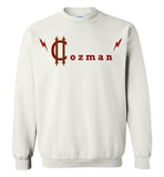 Classic Coz Crewneck Sweatshirt (Red and Brown) - Cozman Apparel