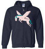 Cozman Dreamin Hoodie (Pink and Blue) - Cozman Apparel