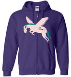 Cozman Dreamin Hoodie (Pink and Blue) - Cozman Apparel