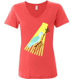 Cozman Livin' Woman V-Neck - Cozman Apparel