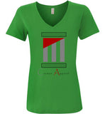 Pillars of Coz Woman V-Neck - Cozman Apparel