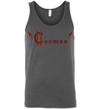 Classic Coz Men Tank (Red and Brown) - Cozman Apparel