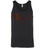 Classic Coz Men Tank (Red and Brown) - Cozman Apparel