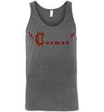 Classic Coz Men Tank (Red and Brown) - Cozman Apparel