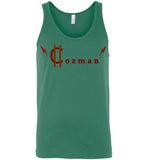 Classic Coz Men Tank (Red and Brown) - Cozman Apparel