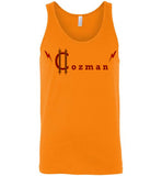 Classic Coz Men Tank (Red and Brown) - Cozman Apparel