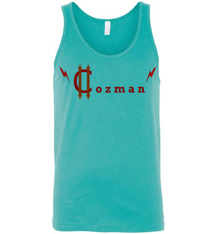 Classic Coz Men Tank (Red and Brown) - Cozman Apparel