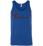 Classic Coz Men Tank (Red and Brown) - Cozman Apparel