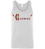 Classic Coz Men Tank (Red and Brown) - Cozman Apparel