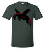 Cozman Dreamin Men Tee (Red and Black) - Cozman Apparel