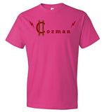 Classic Coz Men Tee (Red and Brown) - Cozman Apparel