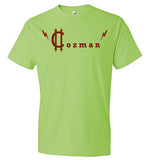 Classic Coz Men Tee (Red and Brown) - Cozman Apparel