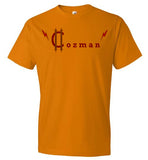 Classic Coz Men Tee (Red and Brown) - Cozman Apparel