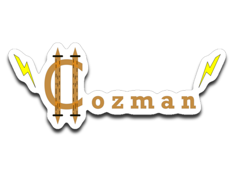 Classic Coz 4"x3" Decal - Cozman Apparel