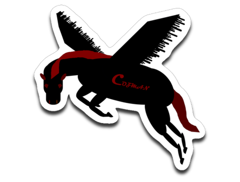 Cozman Dreamin 4"x3" Decal (Red and Blue) - Cozman Apparel